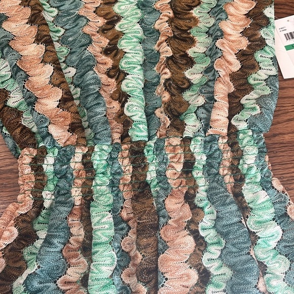 Becca Manu Bay Grass Plunge Dress Size L New With Tag - Picture 9 of 16